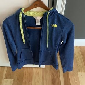 Never worn The North Face active zip up sweatshirt